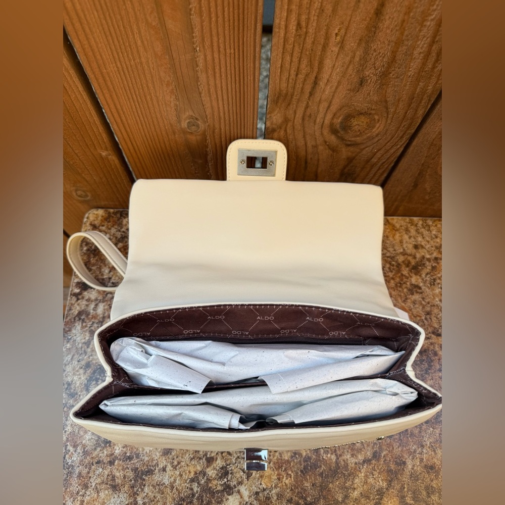 Aldo Shoulder Bag With Studded Butterfly Design - Picture 9 of 13